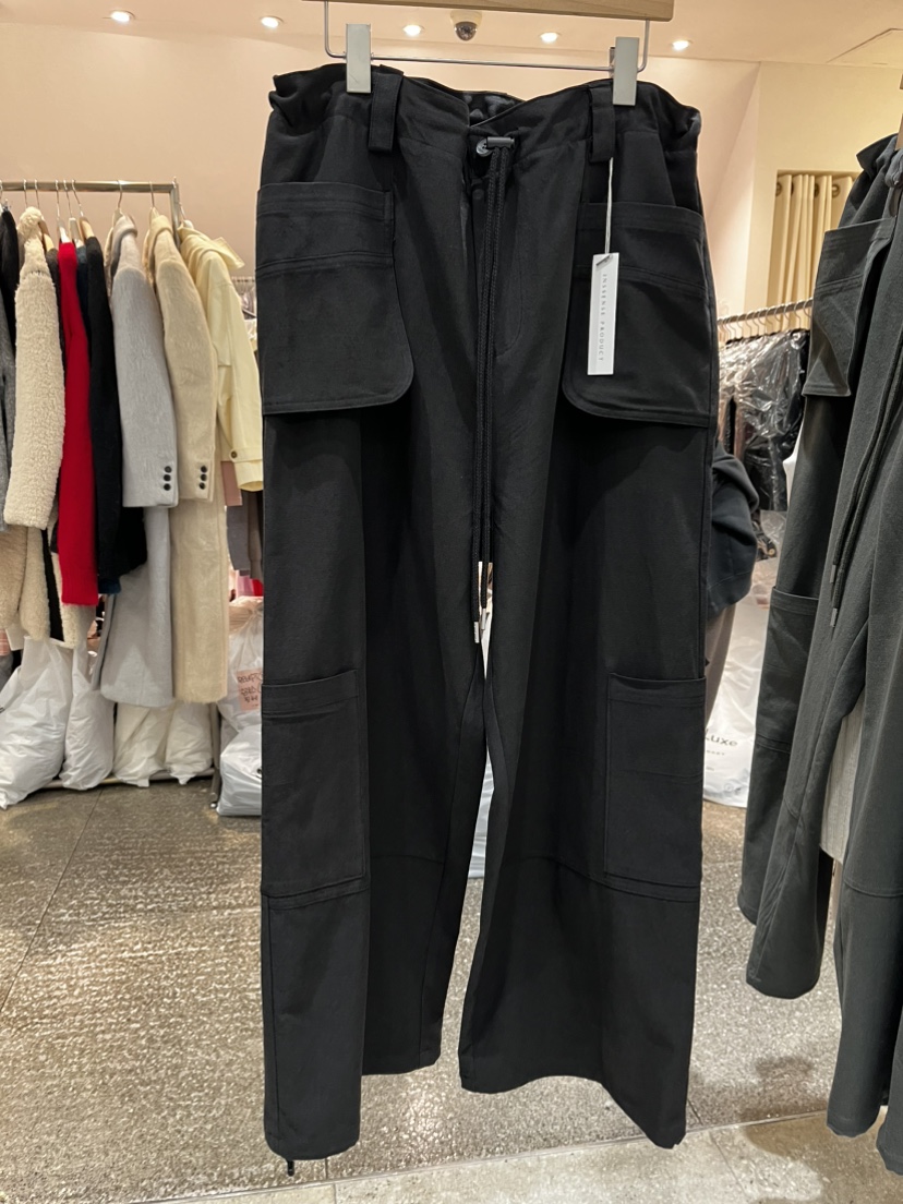 INSSENSE-A韓國直郵㊣女士新品熱賣職業25秋冬休閑褲工裝褲口袋INSSENSE-A休閑褲圖色2