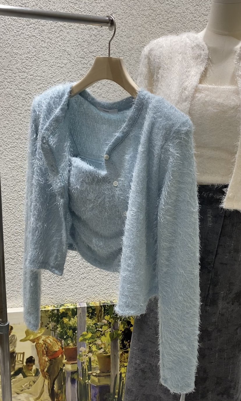 N BROWN東大門㊣直郵女裝新款時尚25秋冬職業推薦套裝羊毛衫N BROWN套裝