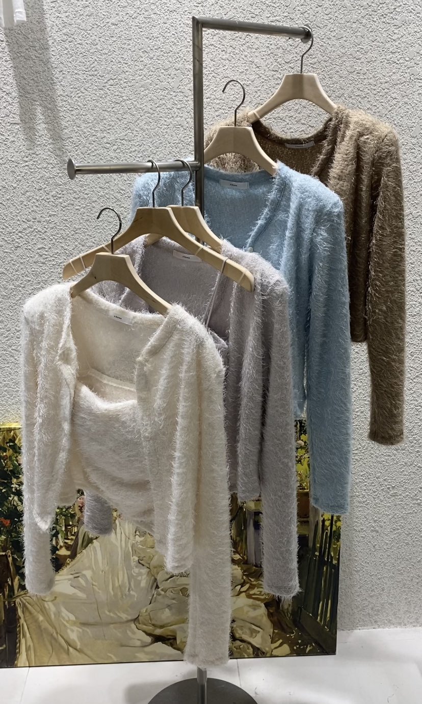 N BROWN東大門㊣直郵女裝新款時尚25秋冬職業推薦套裝羊毛衫N BROWN套裝