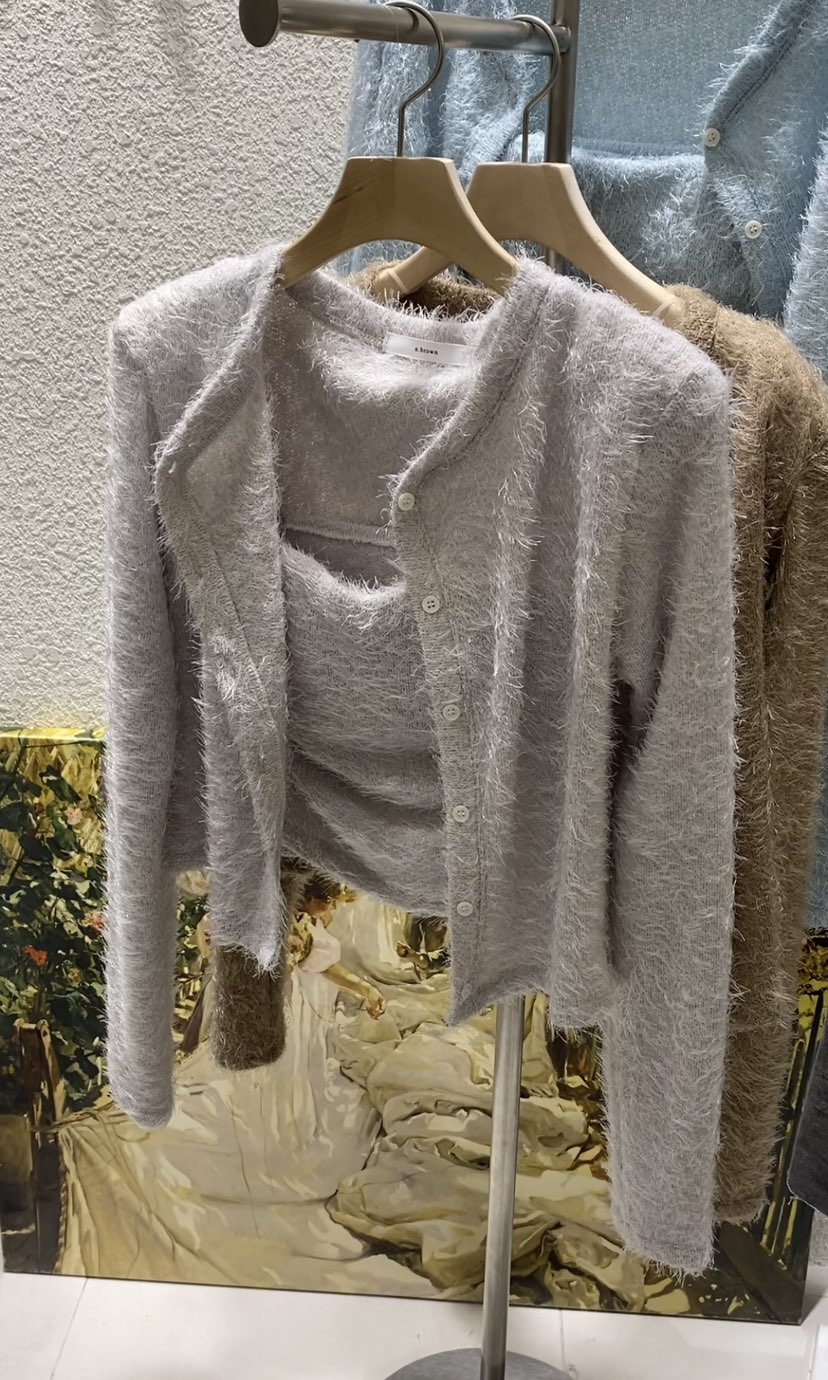 N BROWN東大門㊣直郵女裝新款時尚25秋冬職業推薦套裝羊毛衫N BROWN套裝