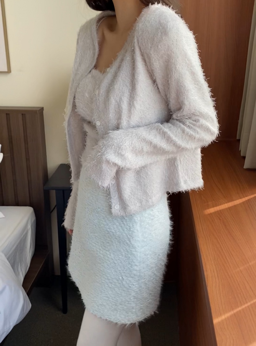 N BROWN東大門㊣直郵女裝新款時尚25秋冬職業推薦套裝羊毛衫N BROWN套裝