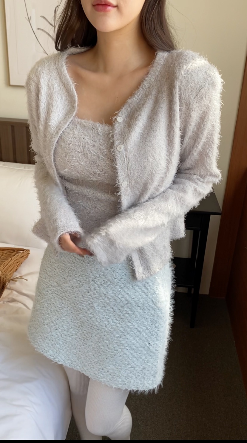 N BROWN東大門㊣直郵女裝新款時尚25秋冬職業推薦套裝羊毛衫N BROWN套裝