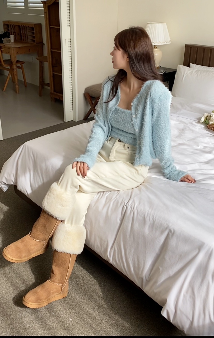 N BROWN東大門㊣直郵女裝新款時尚25秋冬職業推薦套裝羊毛衫N BROWN套裝