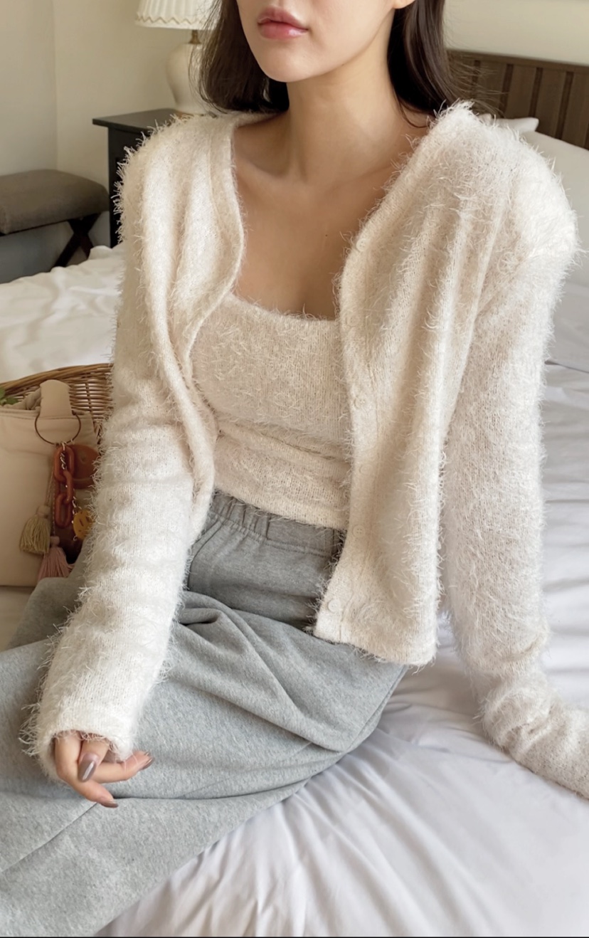 N BROWN東大門㊣直郵女裝新款時尚25秋冬職業推薦套裝羊毛衫N BROWN套裝圖色3