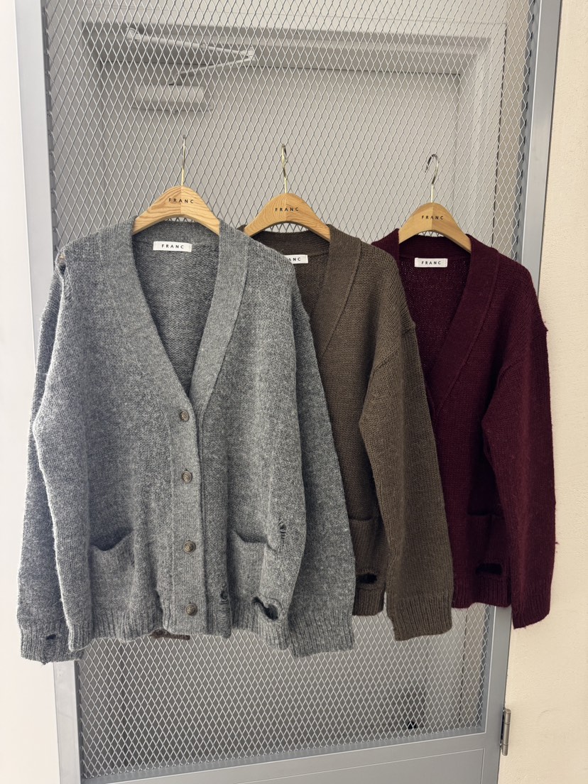 FRANC—L東大門㊣直郵女士新款職業休閑真品針織衫羊毛復古FRANC針織衫