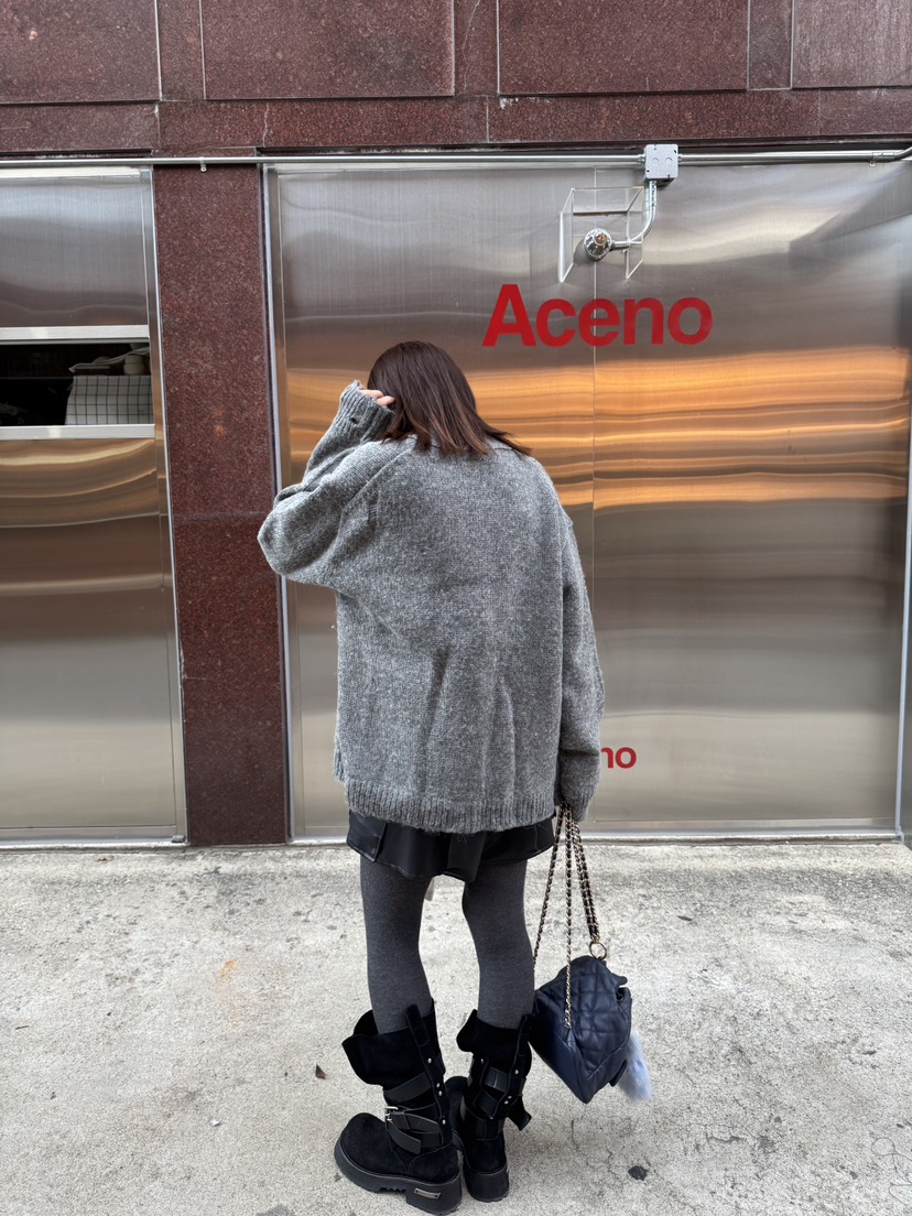 FRANC—L東大門㊣直郵女士新款職業休閑真品針織衫羊毛復古FRANC針織衫