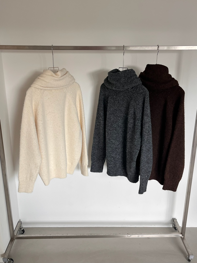 OURS東大門㊣代購女裝新品職業人氣真品25秋冬針織衫含圍巾OURS針織衫