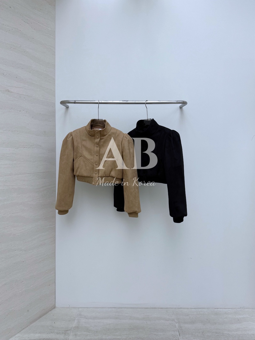 AB東大門㊣代購女士新品25秋冬職業休閑真品時尚人氣夾克拉鏈AB夾克