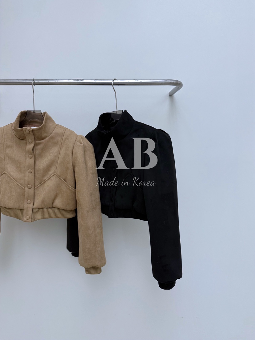 AB東大門㊣代購女士新品25秋冬職業休閑真品時尚人氣夾克拉鏈AB夾克