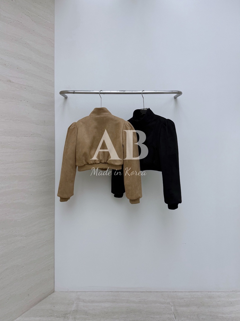 AB東大門㊣代購女士新品25秋冬職業休閑真品時尚人氣夾克拉鏈AB夾克