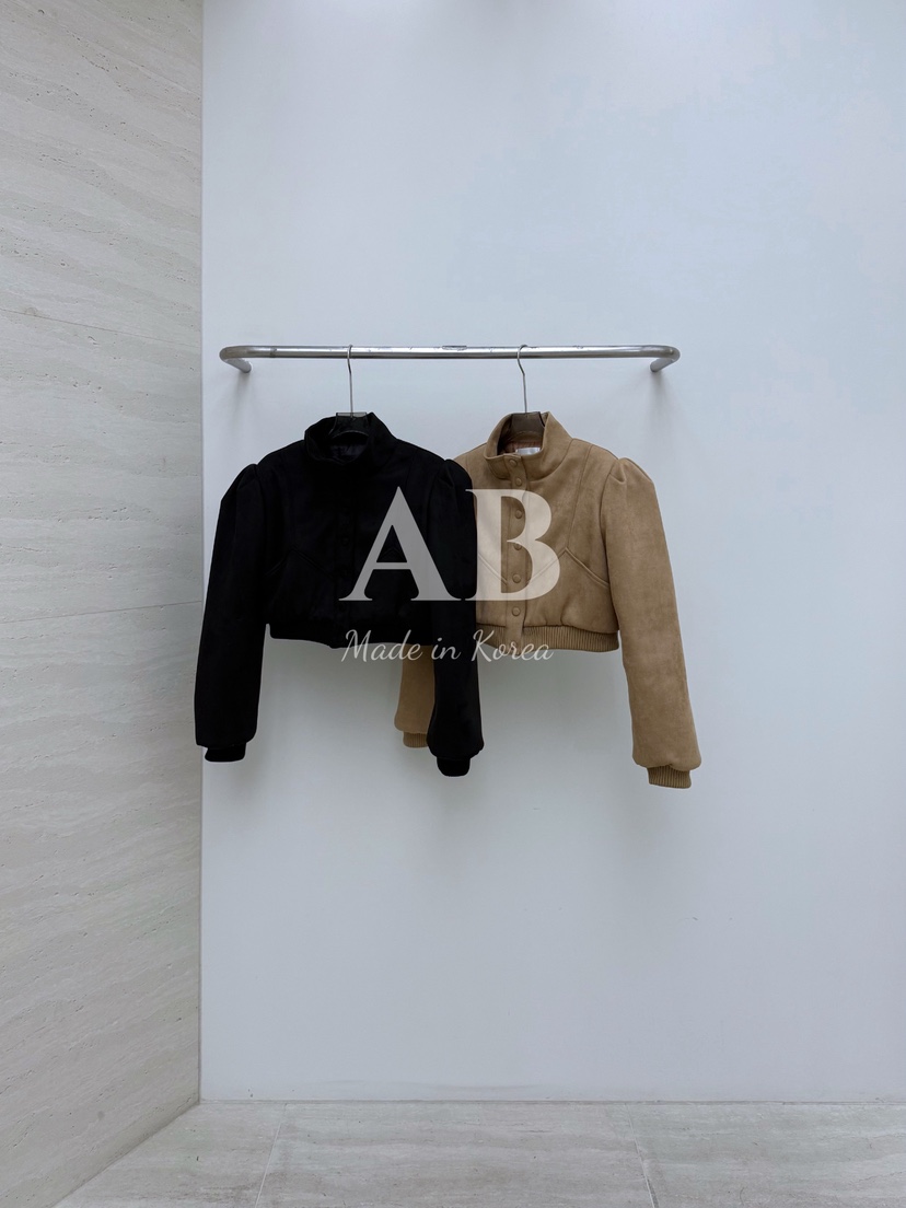 AB東大門㊣代購女士新品25秋冬職業休閑真品時尚人氣夾克拉鏈AB夾克