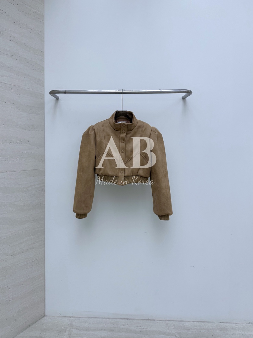 AB東大門㊣代購女士新品25秋冬職業休閑真品時尚人氣夾克拉鏈AB夾克