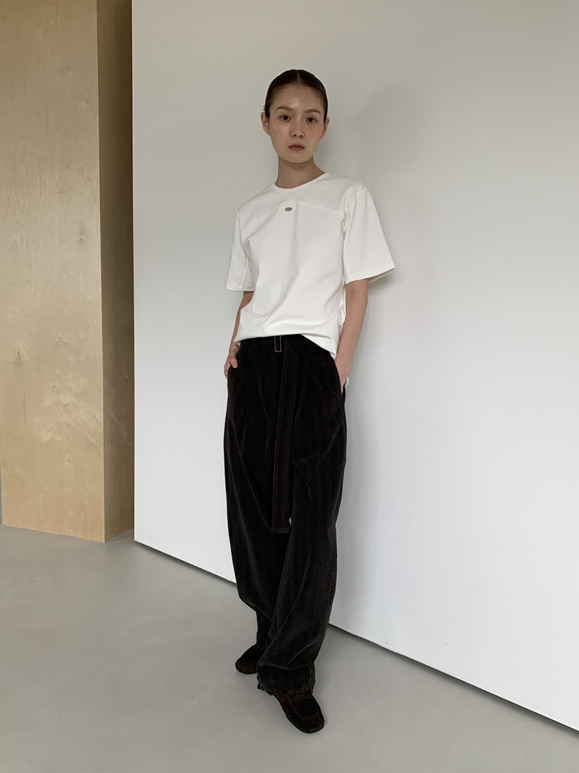 OURS韓國直郵㊣女士新品25秋冬人氣推薦真品職業熱賣休閑T恤OURST恤