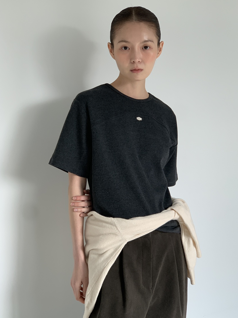 OURS韓國直郵㊣女士新品25秋冬人氣推薦真品職業熱賣休閑T恤OURST恤