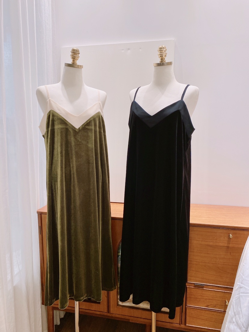 LETAILOR東大門㊣實拍女士新品熱賣職業人氣25秋冬連衣裙天鵝絨LETAILOR連衣裙