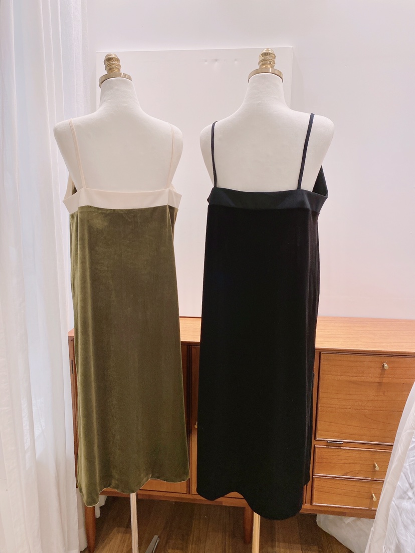 LETAILOR東大門㊣實拍女士新品熱賣職業人氣25秋冬連衣裙天鵝絨LETAILOR連衣裙