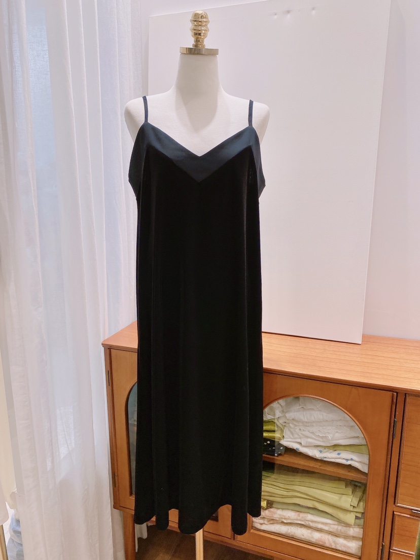 LETAILOR東大門㊣實拍女士新品熱賣職業人氣25秋冬連衣裙天鵝絨LETAILOR連衣裙圖色2