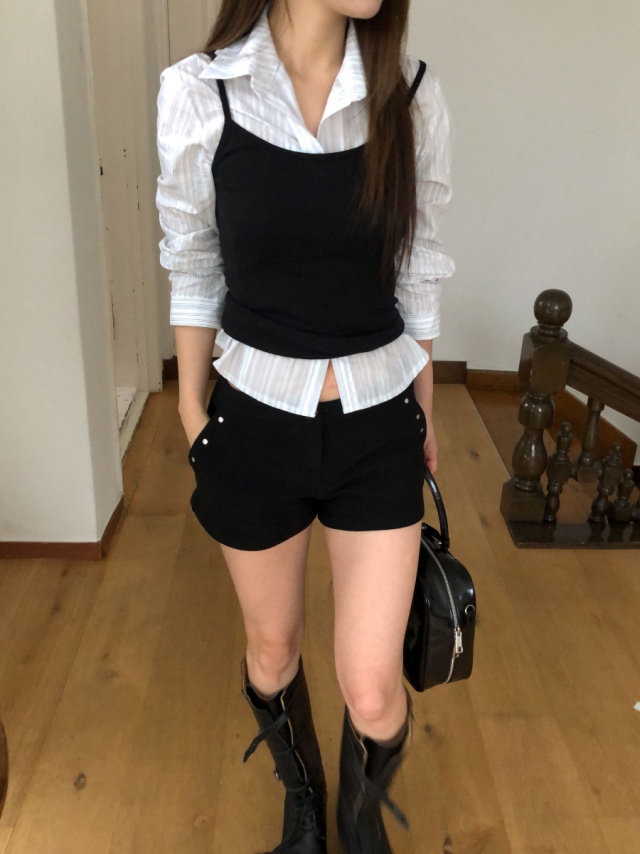 EOMPIT東大門㊣直郵女裝新品真品熱賣時尚人氣休閑襯衫蕾絲衫EOMPIT襯衫/蕾絲衫