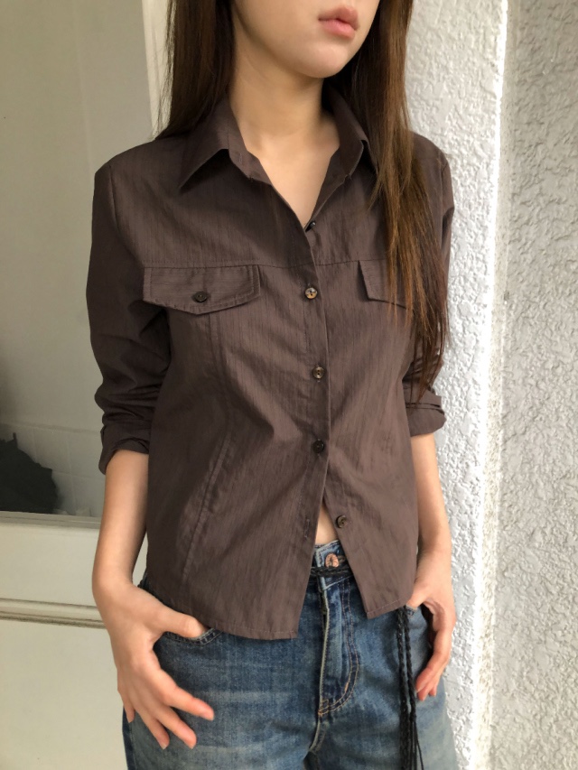 EOMPIT東大門㊣直郵女裝新品真品熱賣時尚人氣休閑襯衫蕾絲衫EOMPIT襯衫/蕾絲衫