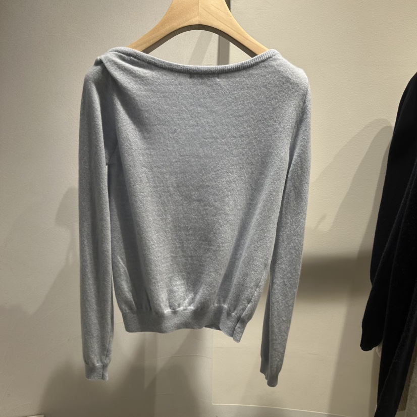 ROOM K-P東大門㊣代購女士新品25秋冬針織衫不含吊帶蝴蝶結ROOM K針織衫