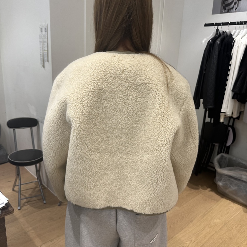 WE ARE/WELOVER韓國代購㊣女士新款推薦時尚職業短款大衣SHOP_WE ARE短款大衣