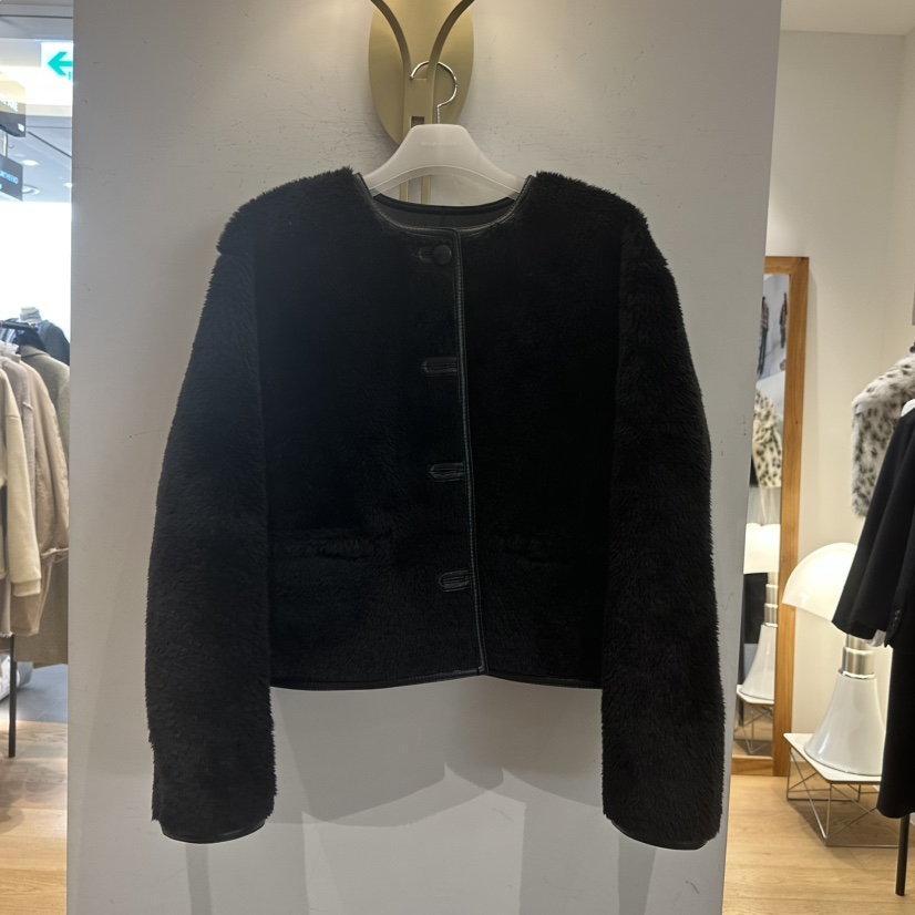 WE ARE/WELOVER韓國代購㊣女士新款推薦時尚職業短款大衣SHOP_WE ARE短款大衣圖色2