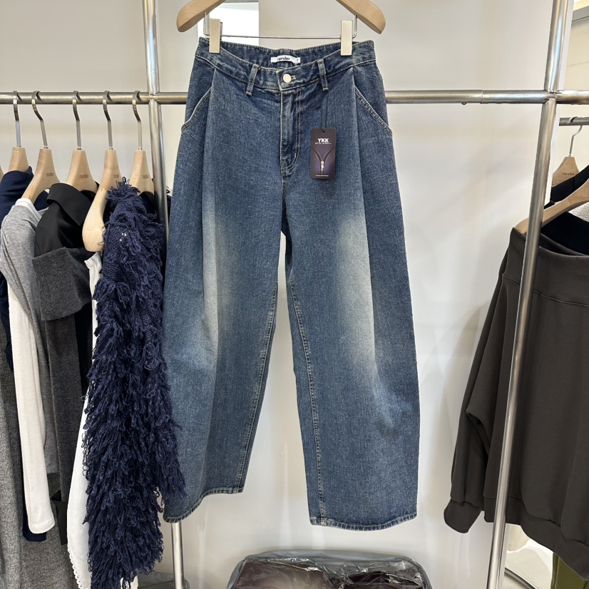 RENDER韓國直郵㊣女裝新品熱賣25秋冬人氣推薦時尚真品牛仔褲RENDER牛仔褲