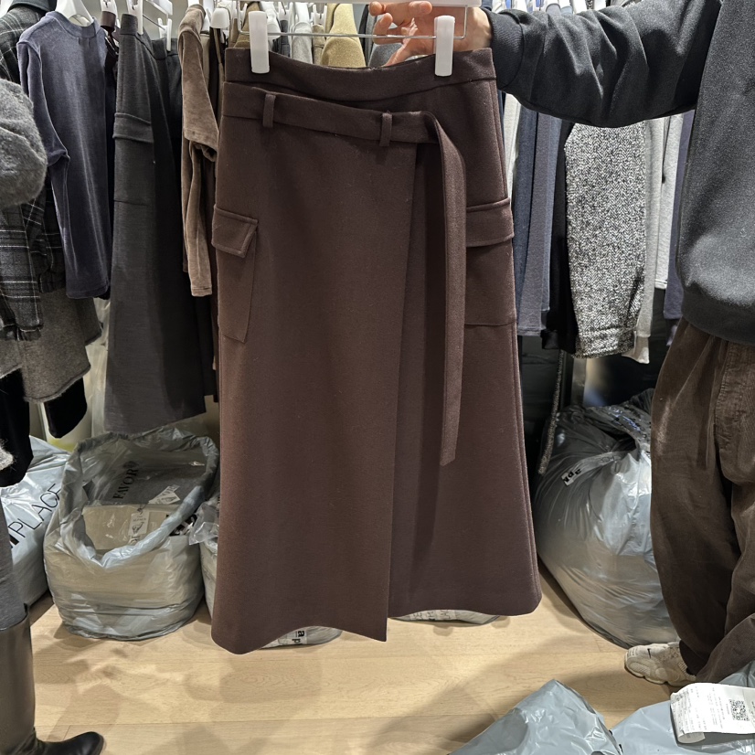 FAVOR-P東大門㊣代購女士新款推薦人氣時尚熱賣長裙含腰帶FAVOR-P長裙