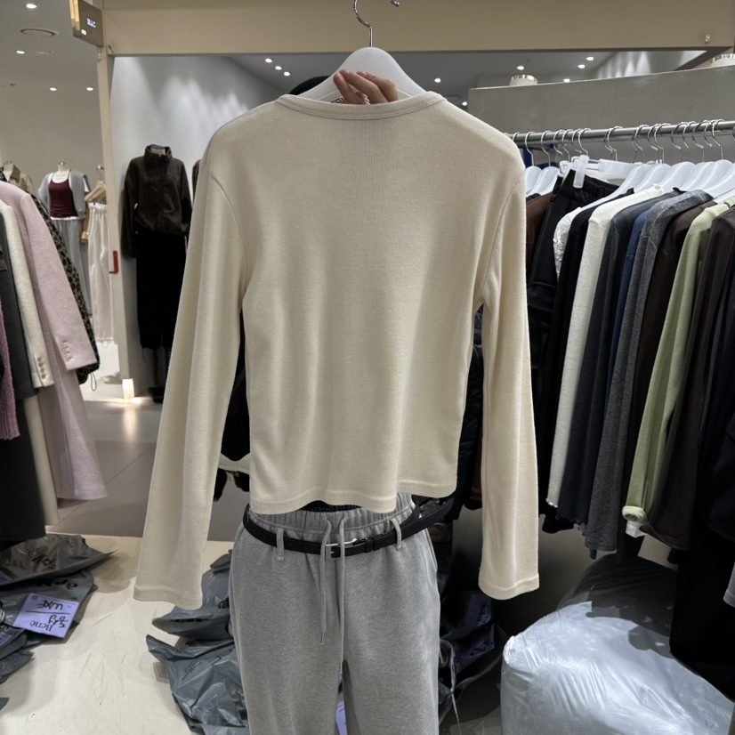 BENE韓國直郵㊣女裝新款真品熱賣時尚休閑人氣職業推薦長袖T恤BENE長袖T恤