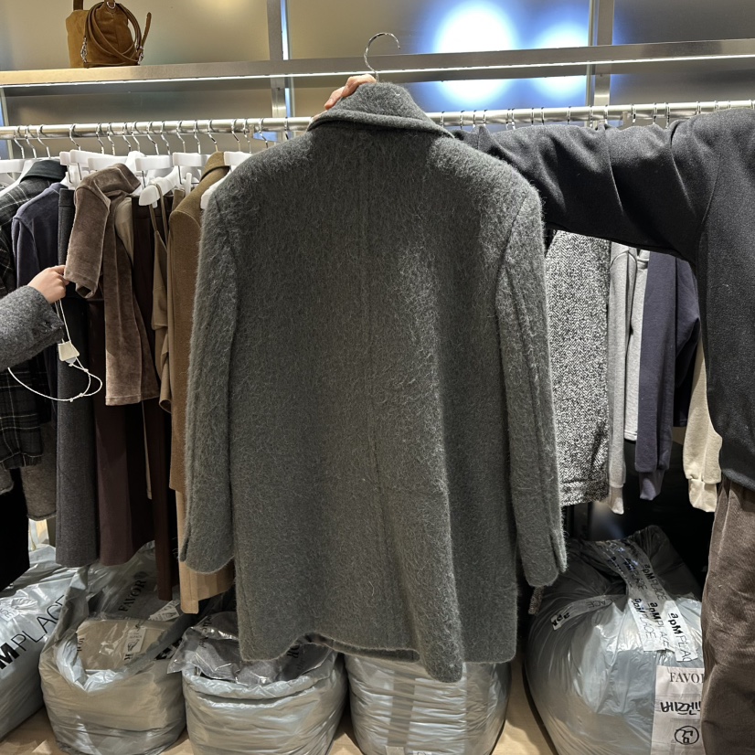 FAVOR-P東大門㊣直郵女士新款推薦休閑人氣25秋冬中長款大衣FAVOR-P中長款大衣