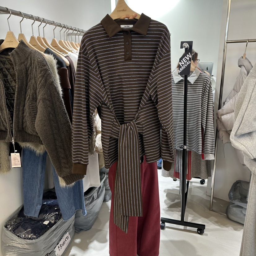 RENDER東大門㊣直郵女士新款人氣推薦25秋冬休閑時尚針織衫RENDER針織衫圖色3