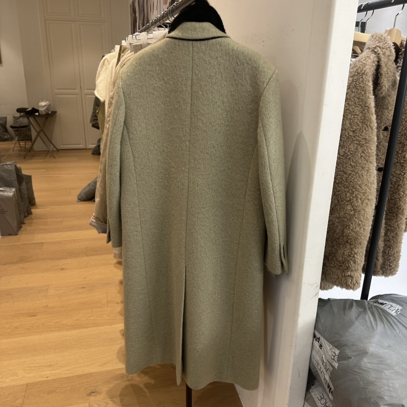 WE ARE/WELOVER韓國代購㊣女士新款休閑職業時尚中長款大衣SHOP_WE ARE中長款大衣