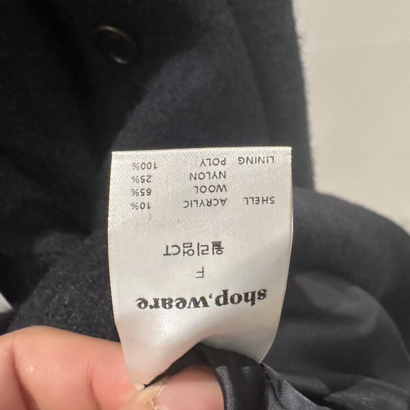 WE ARE/WELOVER韓國代購㊣女士新款休閑職業時尚中長款大衣SHOP_WE ARE中長款大衣