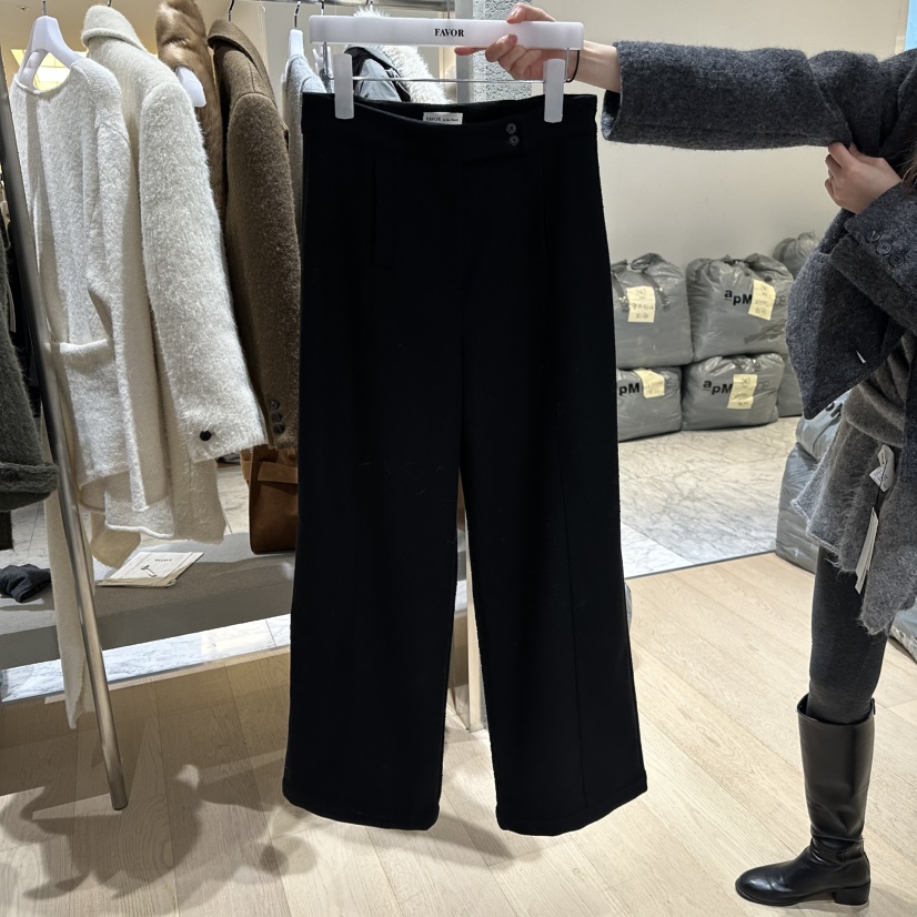 FAVOR-P韓國代購㊣女裝新款職業25秋冬推薦時尚真品休閑褲FAVOR-P休閑褲圖色3