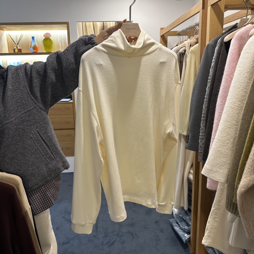 ROUNDER韓國直郵㊣女裝新款人氣25秋冬休閑職業時尚長袖T恤ROUNDER長袖T恤