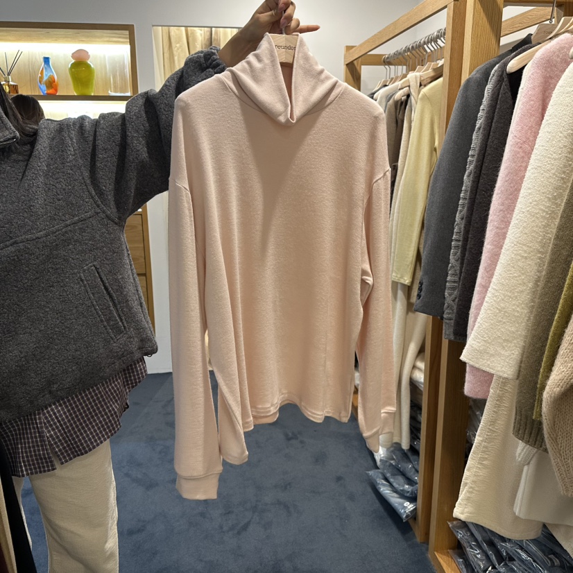 ROUNDER韓國直郵㊣女裝新款人氣25秋冬休閑職業時尚長袖T恤ROUNDER長袖T恤圖色2