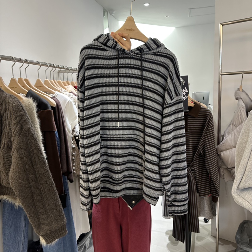 RENDER東大門㊣實拍女士新品推薦真品時尚人氣職業休閑衛衣RENDER衛衣圖色2