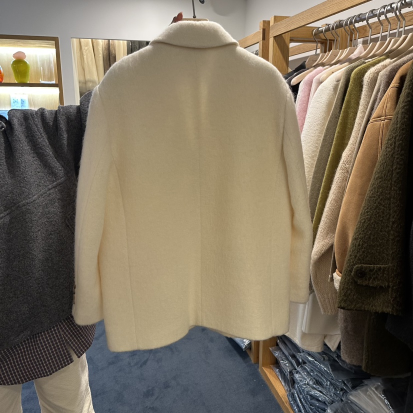 ROUNDER東大門㊣直郵女士新品25秋冬推薦休閑熱賣職業夾克羊駝ROUNDER夾克