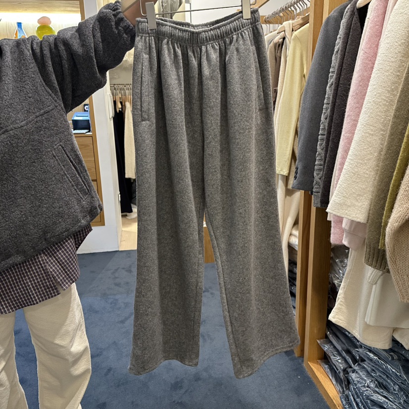 ROUNDER東大門㊣直郵女士新款時尚25秋冬職業推薦休閑褲羊毛ROUNDER休閑褲圖色2