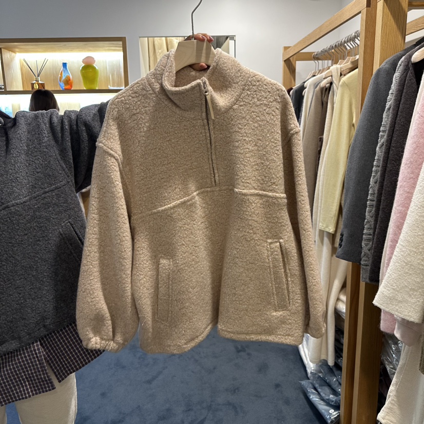 ROUNDER東大門㊣實拍女裝新品職業熱賣時尚25秋冬真品夾克拉鏈ROUNDER夾克圖色2