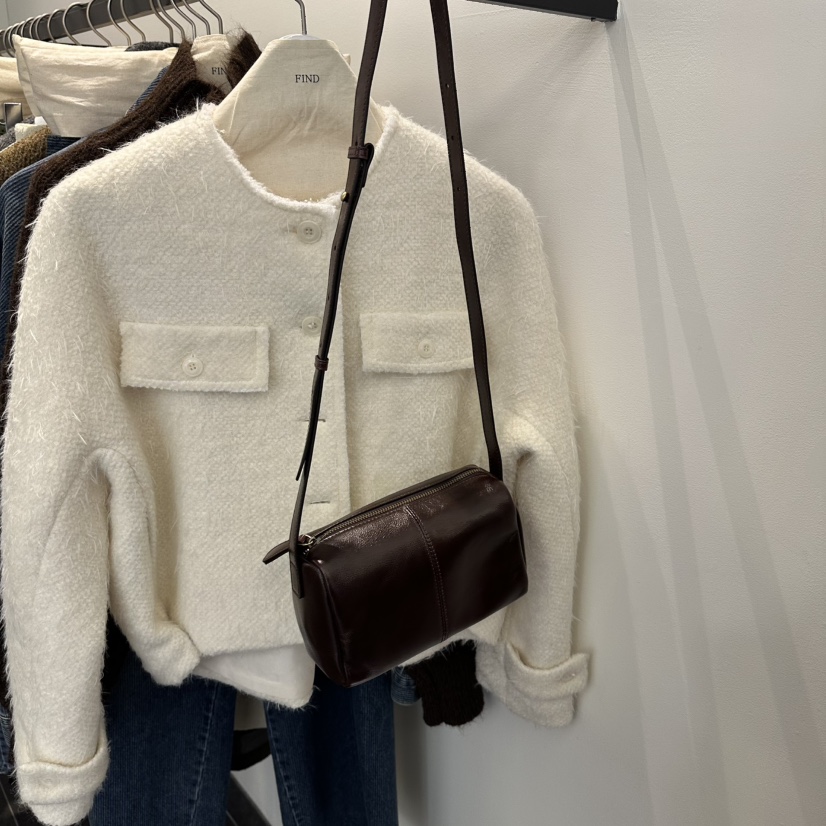 FIND-P東大門㊣直郵女裝新品25秋冬熱賣職業人氣單肩斜跨包FIND-P單肩/斜跨包圖色2棕色