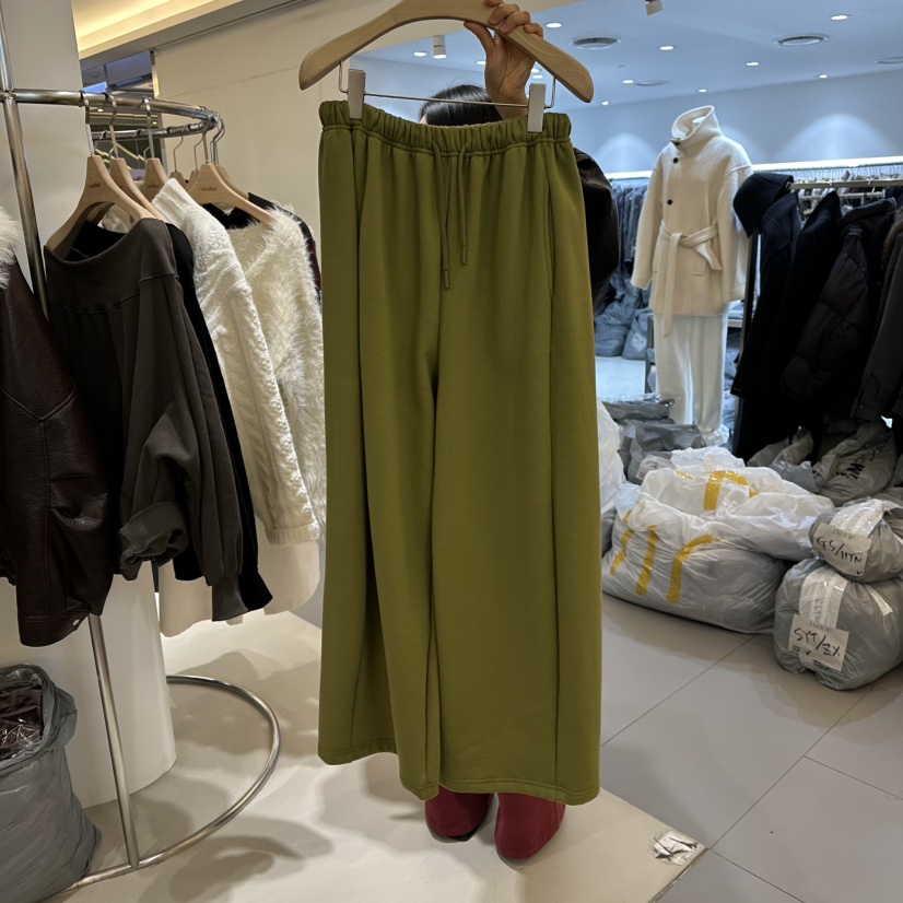 RENDER韓國直郵㊣女裝新品休閑時尚真品職業休閑褲加絨羊毛RENDER休閑褲圖色2