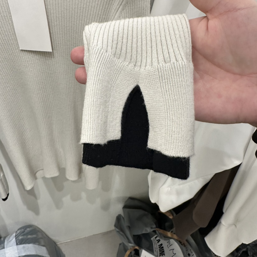 LAMINEDOR韓國代購㊣女士新品職業真品時尚熱賣推薦人氣針織衫LA MINE DOR針織衫