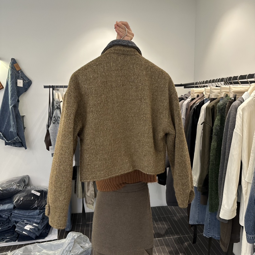 FIND-P東大門㊣代購女裝新款25秋冬推薦人氣休閑夾克羊毛夾棉FIND-P夾克