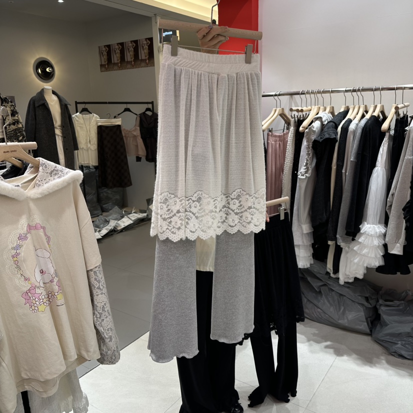 MINI UNNI韓國代購㊣女士新品25秋冬時尚推薦休閑職業裙褲MINI UNNI裙褲