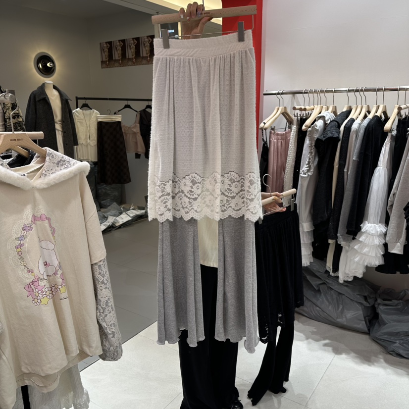 MINI UNNI韓國代購㊣女士新品25秋冬時尚推薦休閑職業裙褲MINI UNNI裙褲圖色2