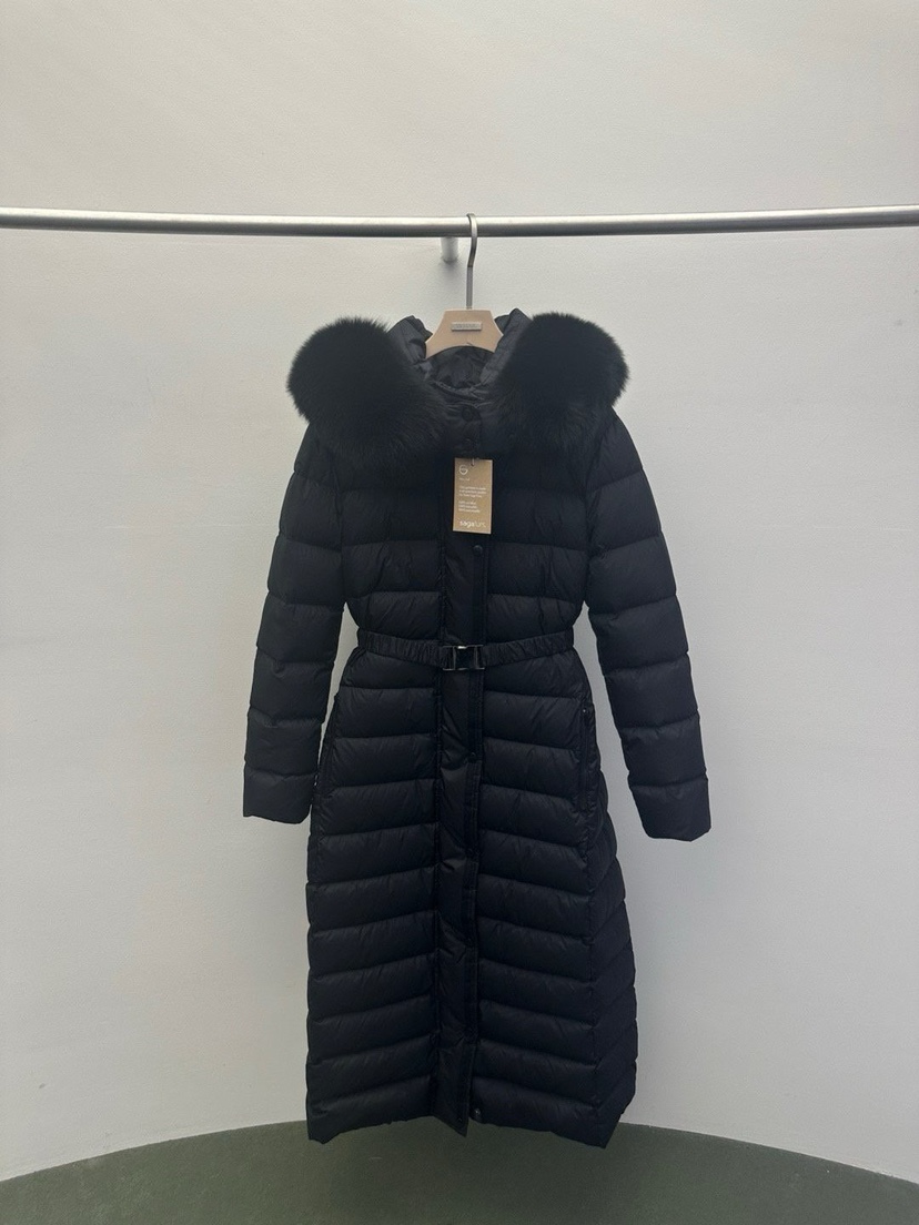 WIDA-P韓國代購㊣女士新品25秋冬人氣熱賣長款羽絨服含腰帶WIDA/RENEJ長款羽絨服圖色3