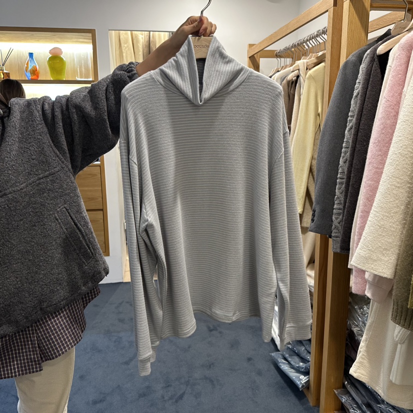 ROUNDER東大門㊣直郵女士新品推薦休閑真品25秋冬時尚長袖T恤ROUNDER長袖T恤圖色2