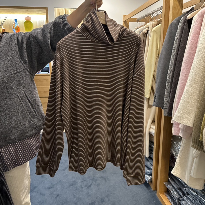 ROUNDER東大門㊣直郵女士新品推薦休閑真品25秋冬時尚長袖T恤ROUNDER長袖T恤圖色3