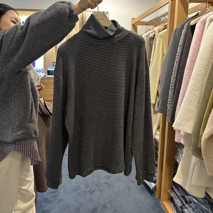 ROUNDER東大門㊣直郵女士新品推薦休閑真品25秋冬時尚長袖T恤ROUNDER長袖T恤圖色4